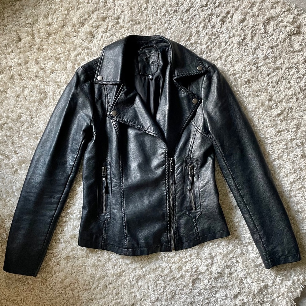 Vegan leather jacket